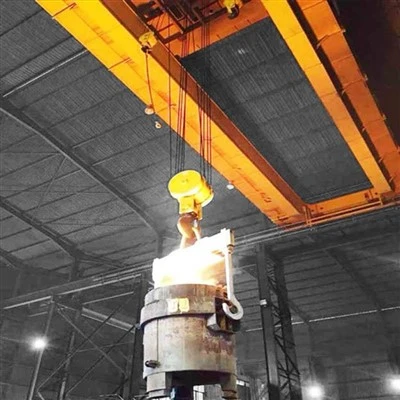 Yläsillan kävely Metallurginen valu nosturi